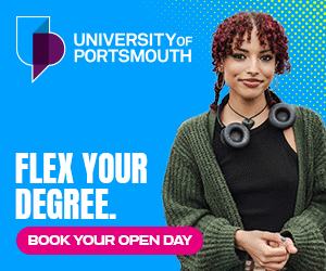 Banner advert for Leeds Beckett University