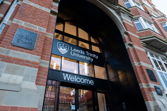 Leeds Trinity University open day campus building