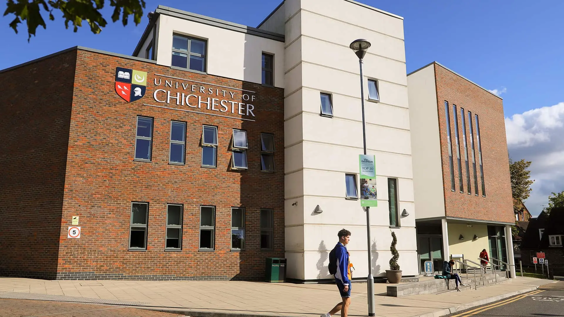 University of Chichester Open day building