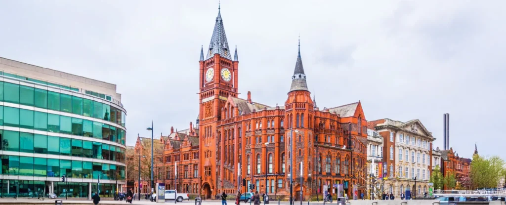 Image of a University of Liverpool campus building used for open days