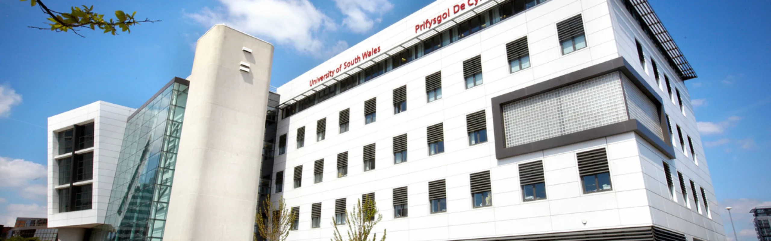 Image of a building on the University of South Wales open days
