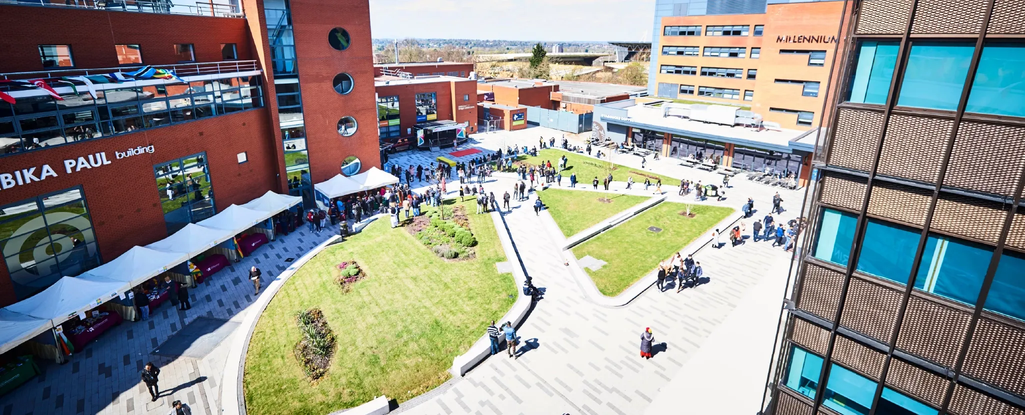 Photo of University of Wolverhampton campus buildings