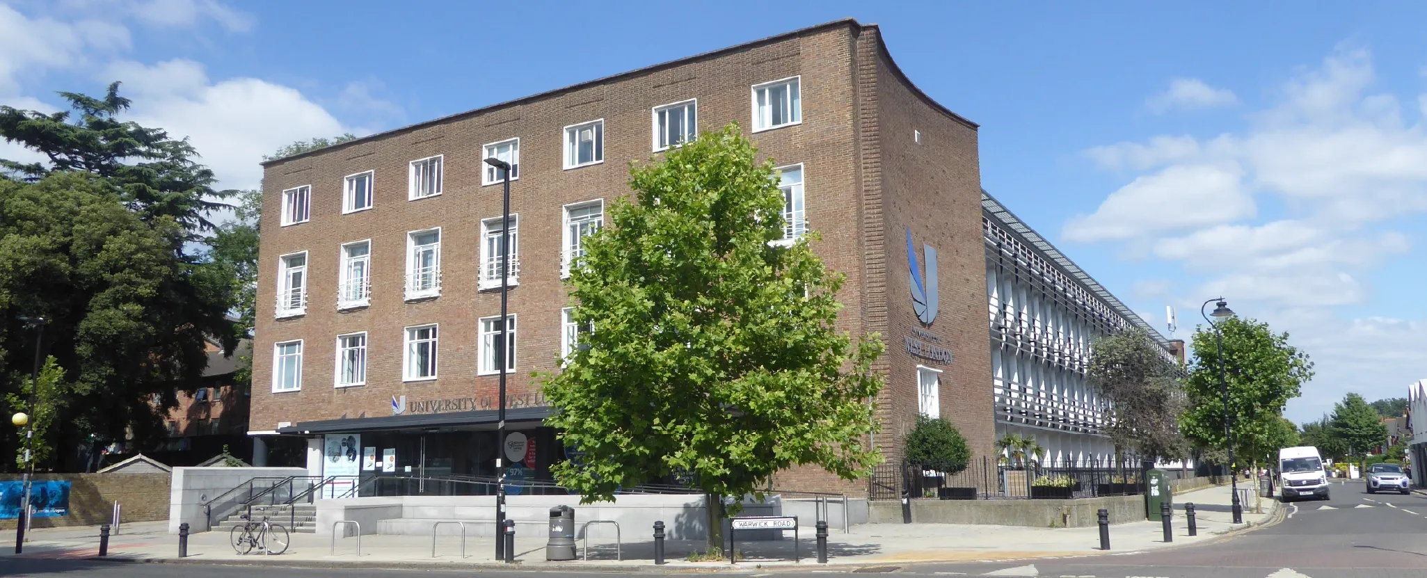 University of West London open day campus building