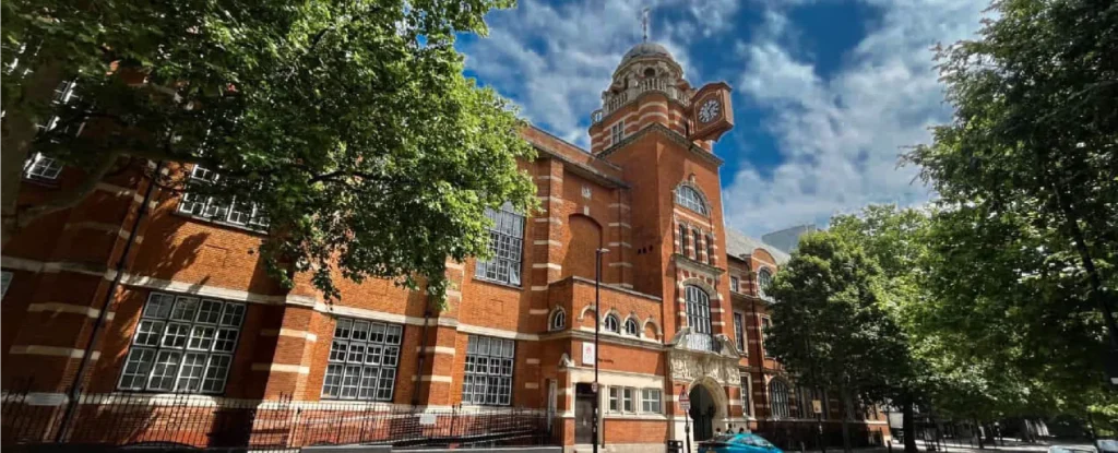 City St Georges campus building at an open day