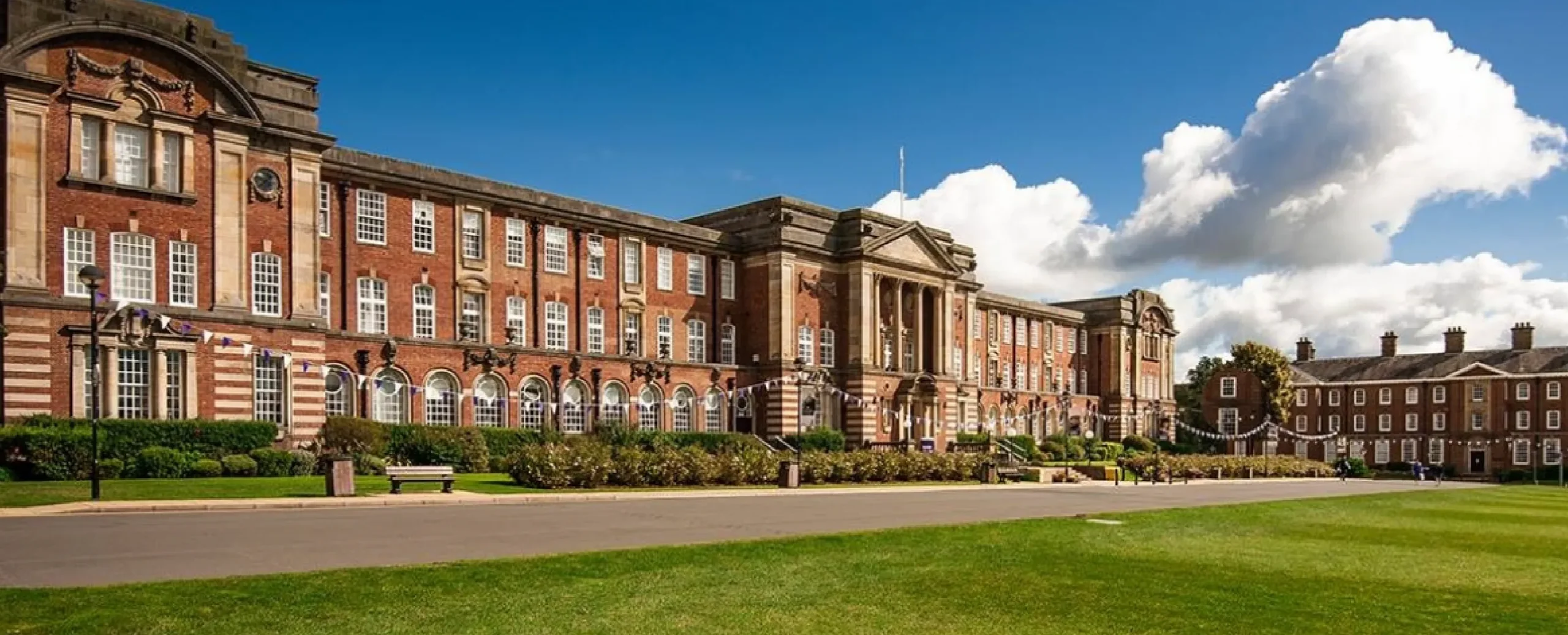 Leeds Beckett University open day campus building