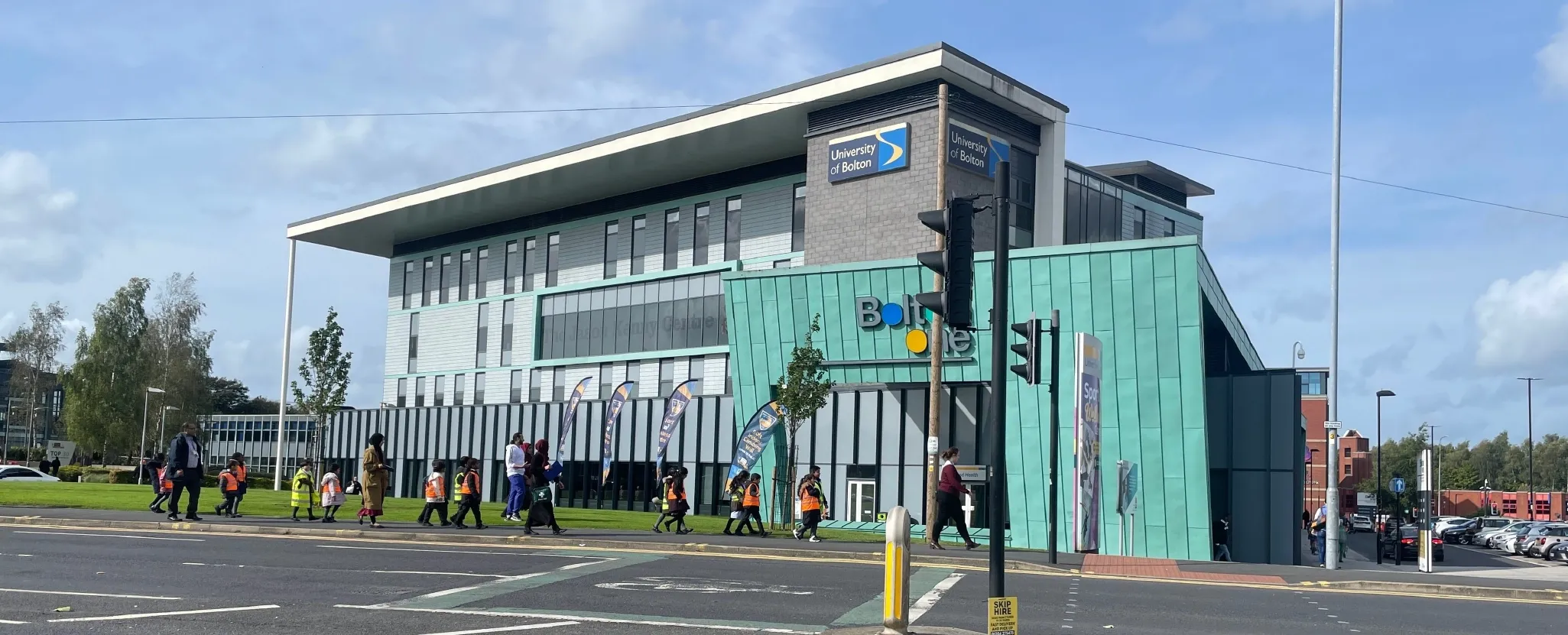 University of Greater Manchester open day campus building